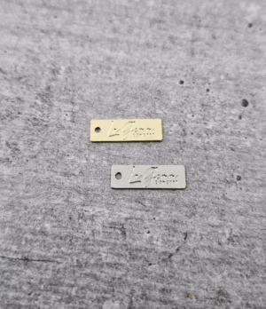 Etiqueta Retangular 1,5 x 0,5 cm - Linha Luxo