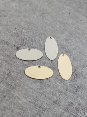 Etiqueta Oval 2,0x1,0 cm  - Linha Laser - Imagem 2