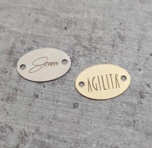 Etiqueta Oval 1,8 x 1,2 cm - Linha Laser