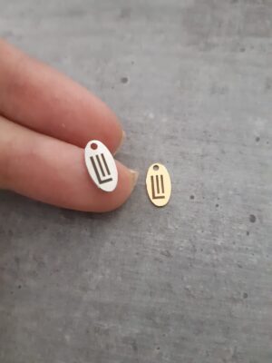 Etiqueta Oval 1,1 x 0,6 cm - Linha Laser - Imagem 3