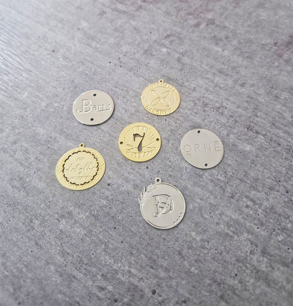 2,0 cm Etiqueta Redonda 2,0 cm - Linha Luxo - Imagem 1