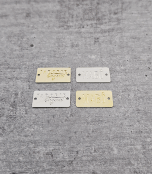 Etiqueta retangular 2,0 x 1,0 cm - Linha Luxo