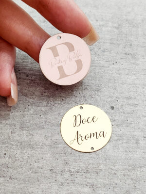 Etiqueta Redonda 2,4 cm -  Linha Laser - Imagem 2