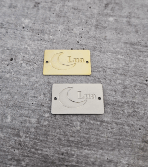 Etiqueta retangular 2,5 x 1,5 cm - Linha Luxo