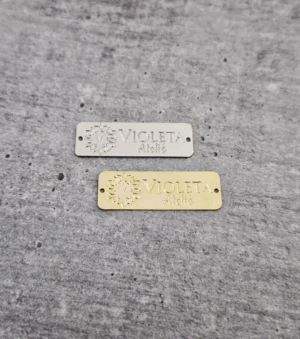 Etiqueta retangular 3,0 x 1,0 cm - Linha Luxo