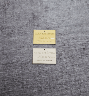 Etiqueta retangular 3,0 x 2,0 cm - Linha Luxo