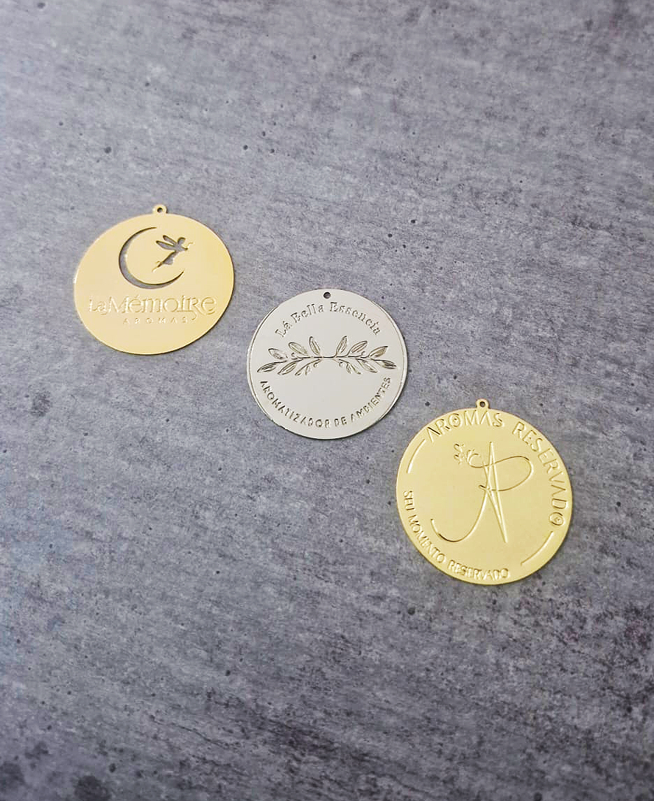 3,5 Etiqueta Redonda 3,5 cm - Linha Luxo - Imagem 1