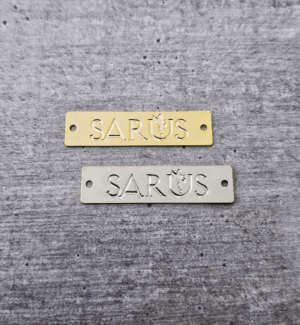 Etiqueta retangular 4,0 x 1,0 cm - Linha Luxo