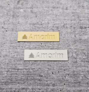 Etiqueta retangular 4,0 x 1,0 cm - sem furo - Linha Luxo