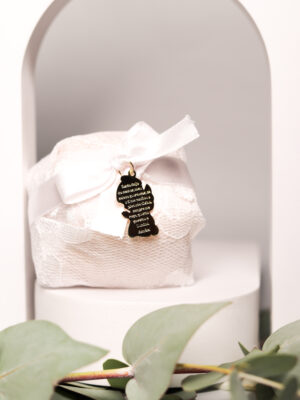 Pingente Oração do Santo Anjo - 2,0cm - Imagem 3