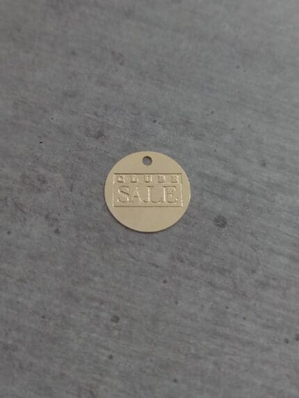Etiqueta redonda 1,5 cm - 1 furo - Linha Luxo