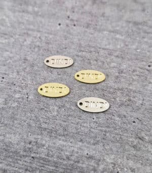 Etiqueta Oval 1,0 x 0,5 cm - Linha Luxo