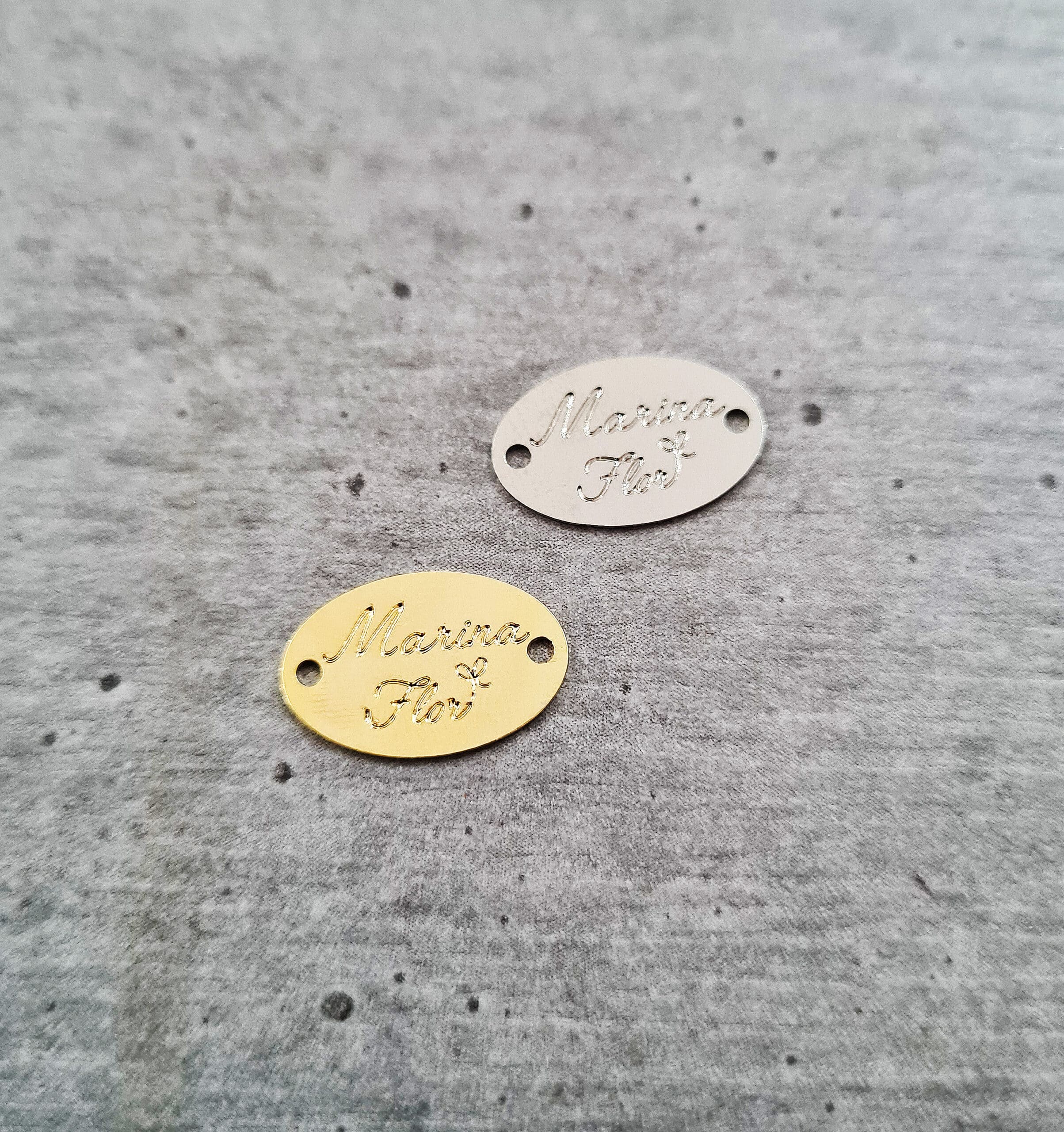 Sem Título-2 Etiqueta Oval 1,5 x 1,0 cm - Linha Luxo - Imagem 1