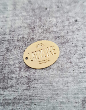 Etiqueta Oval 2,5 x 2,0 CM - Linha Luxo