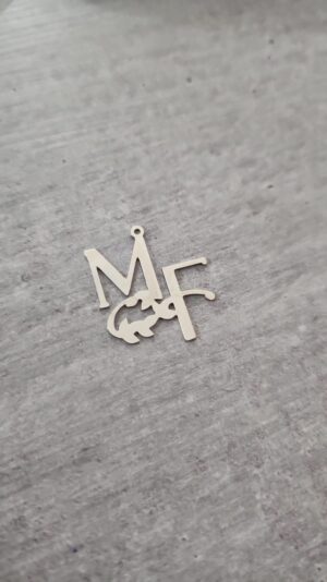 Pingente Personalizado Iniciais 2,0cm - Linha Luxo - Imagem 4