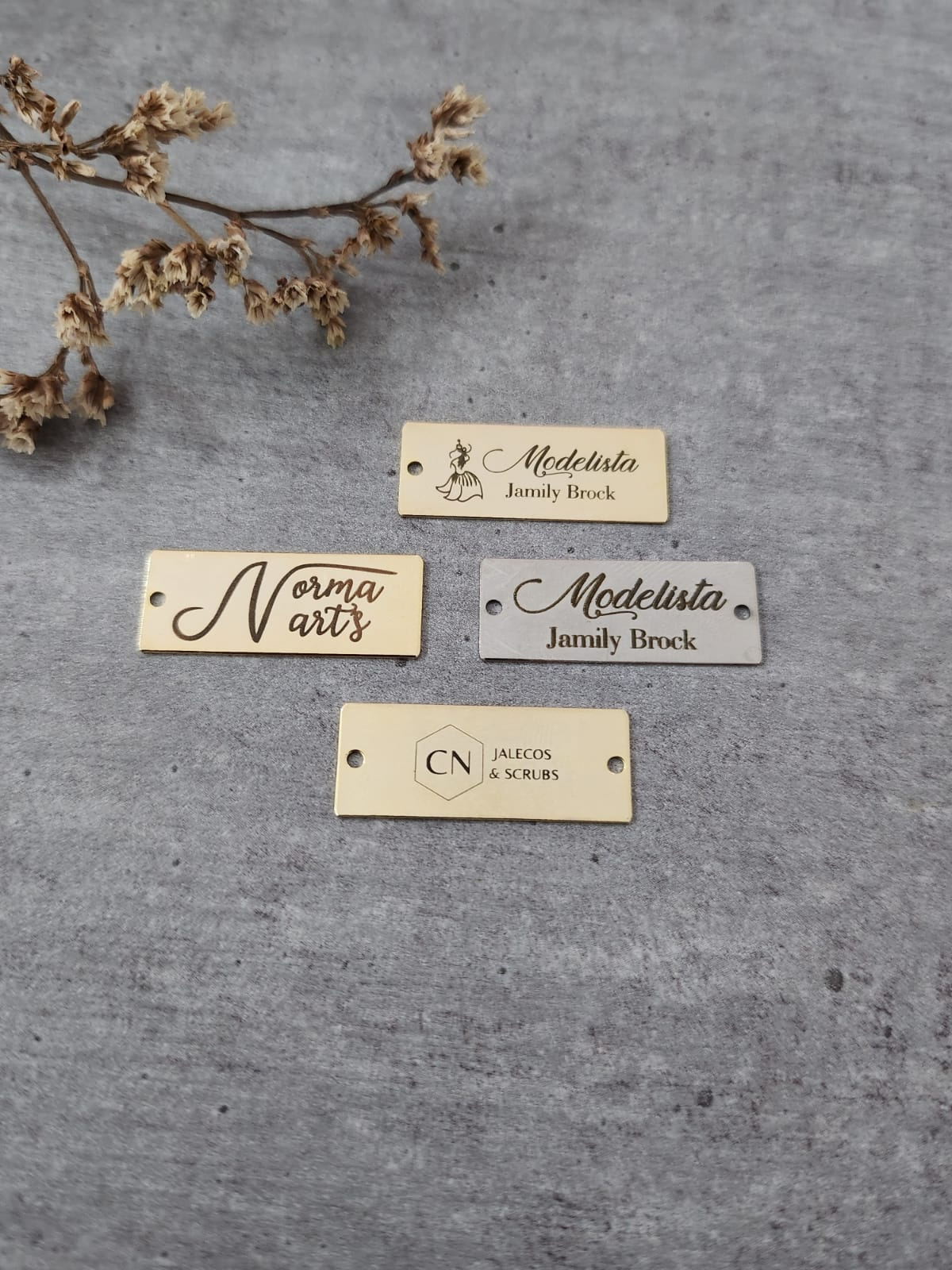 aaaaa Etiqueta retangular 2,5 x 1,0 cm - Linha Laser - Imagem 1