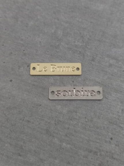 Etiqueta retangular 2,0 x 0,5 CM
