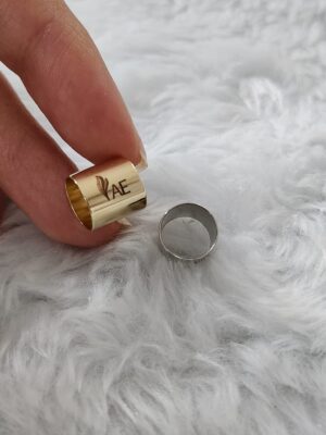 Ponteira roupa redonda 10x10 mm personalizada - Imagem 2