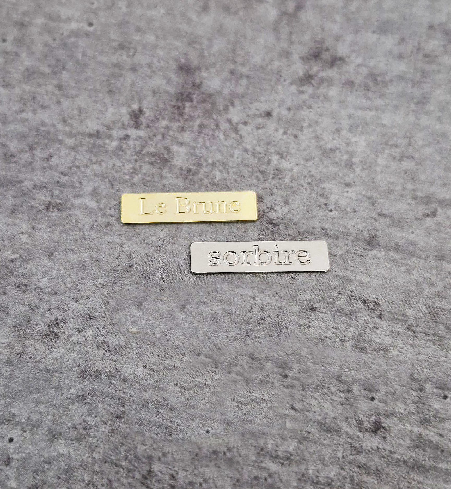 2,0 x 0,5 Etiqueta retangular 2,0 x 0,5 cm - sem furo - Linha Luxo - Imagem 1