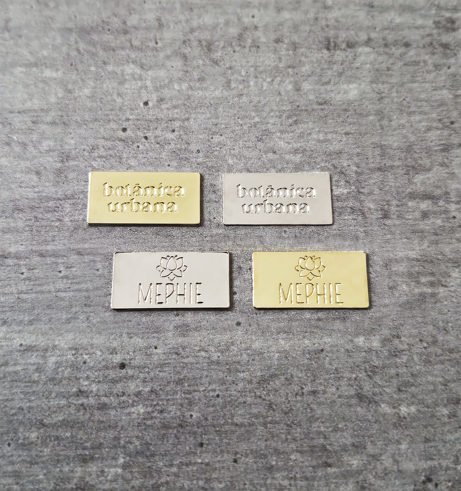 2,5 x 1,0 3 Etiqueta retangular 2,0 x 1,0 cm - sem furo - Linha Luxo - Imagem 1