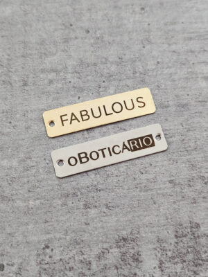 Etiqueta retangular 3,0 x 0,75 cm - Linha Laser - Imagem 2