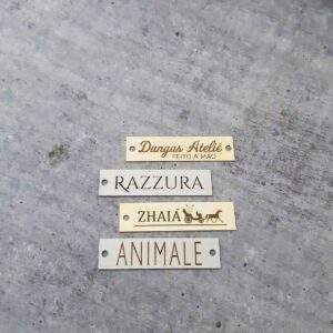 Etiqueta Retangular 4,0 x 1,0 cm - Linha Laser