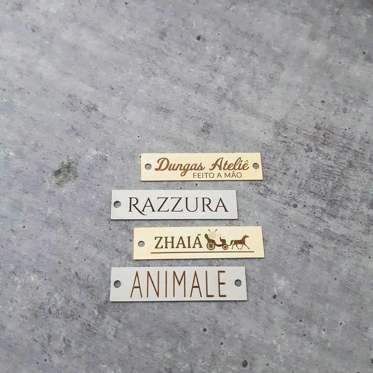 1 Etiqueta Retangular 4,0 x 1,0 cm - Linha Laser - Imagem 1