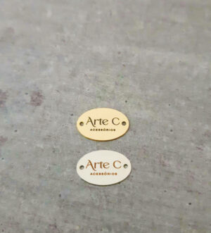 Etiqueta Oval 1,5 x 1,0 cm - Linha Laser