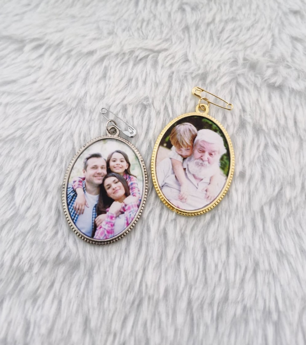 6 Relicário Oval Pontos - Imagem 1