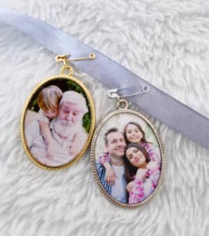 Relicário Oval Pontos - Imagem 2