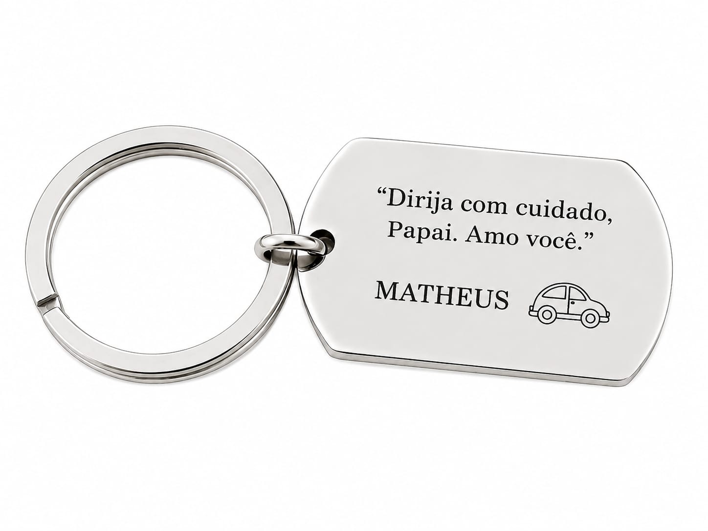15574082804-9e0bbda2-195c-44d5-86e1-8af077952b6b.jpg Chaveiro Papai - Aço - Imagem 1